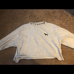 Pink cropped sweater